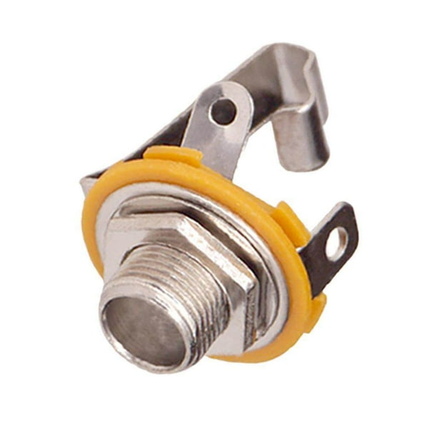 fastboy 10 Pieces 1/4" Jack Socket Electric Guitar Output Jack 1/4