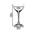 thumbnail image 1 of Copa de cóctel Nick & Nora de vidrio Riedel 6417/05 específica para beber, 4 oz, transparente, 1 of 2