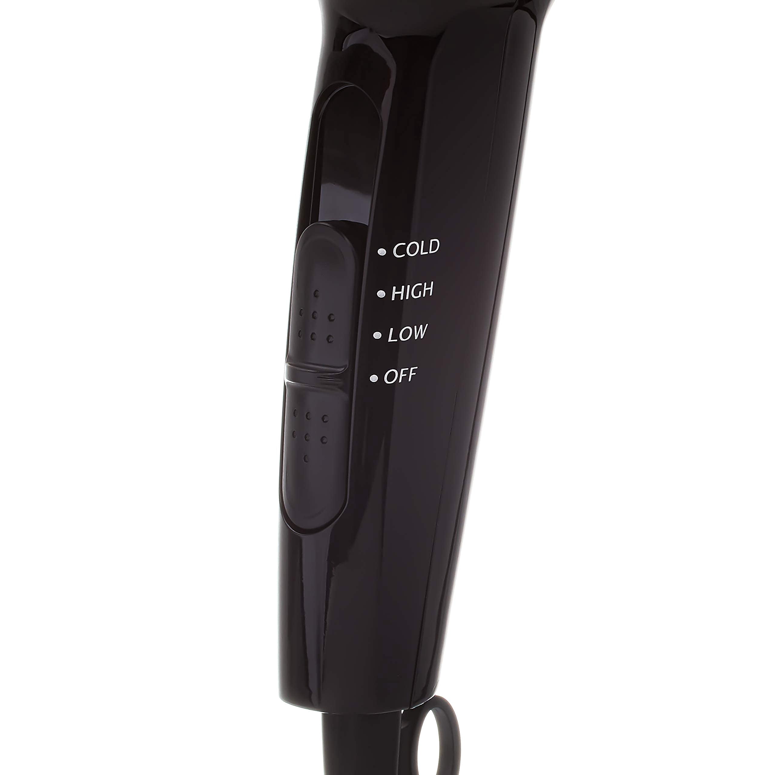 Hot Beauty 1875 Ceramic Styler Hair Styling Blow Dryer 2 Attachments Included Lightweight and Fast Dry Multi Heat Speed Setting Perfect Size for Home or Travel