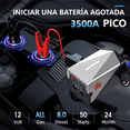 thumbnail image 3 of Arrancador De Batería De Auto Con Compresor De Aire 150psi gris, 3 of 5