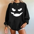 thumbnail image 2 of NMMUED Women Halloween Sweatshirts, Fall Tops for Women 2025, Black Cat Halloween Sweatshirt, Going Out Tops for Women, Halloween Pumpkin Sweatshirt, Womens Oversized Sweatshirt, Black L, 2 of 5