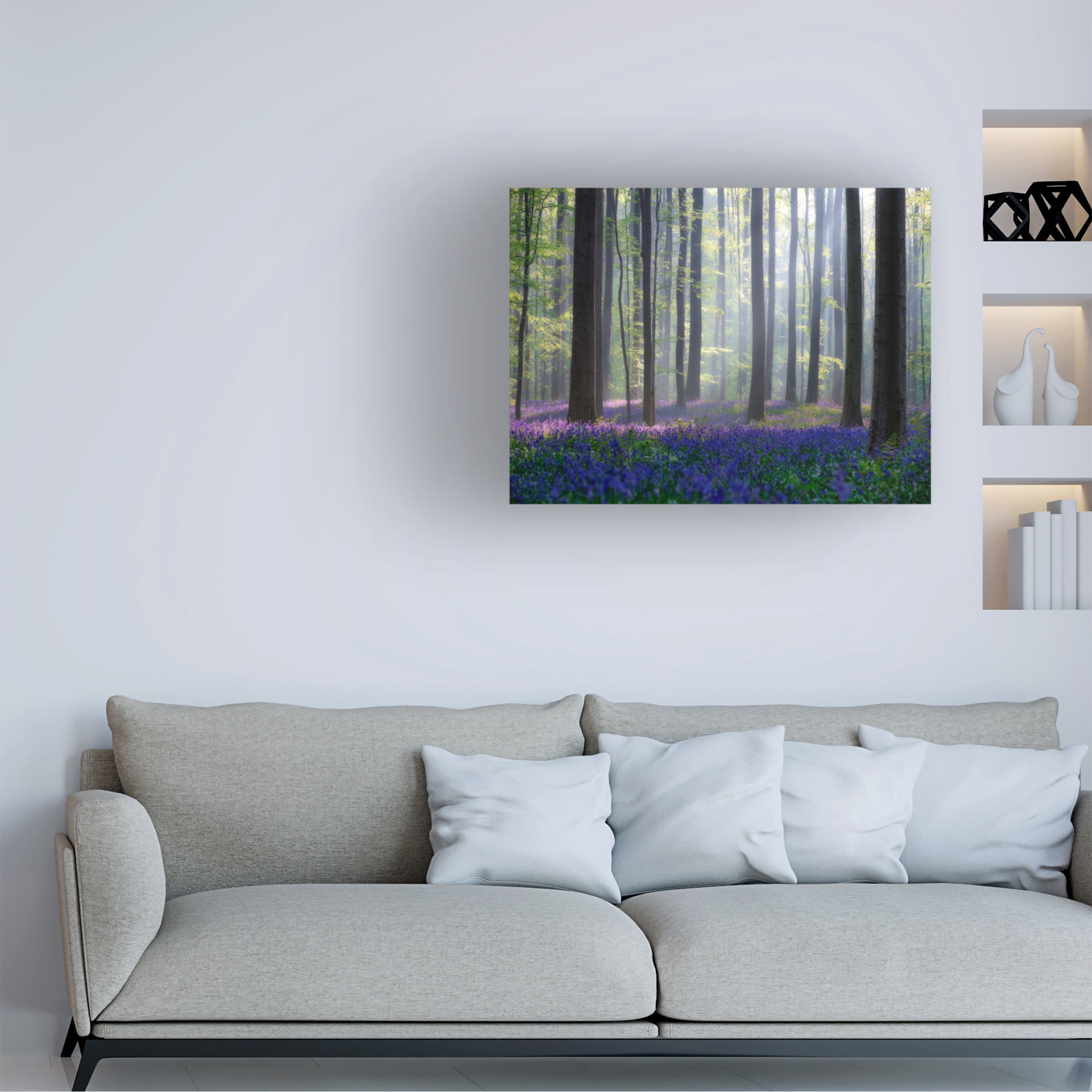 Adrian Popan 'Bluebells' Canvas Art