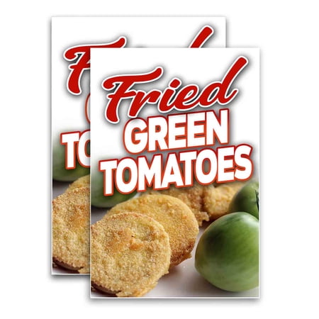Fried Green Tomatoes (24 X 36 ) Vinyl Decal Only (Pack of 2) |Sign|Sticker|Poster