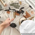 thumbnail image 4 of Twin XL Size Fitted Sheet Set - Western Cowboy 2 Piece Bedding Sets 16" Deep Pocket Fitted Sheet with 1 Pillowcases, Country Vintage Art Boots Desert Brushed Microfiber Hotel Luxury Bed Sheets, 4 of 9