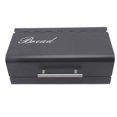 thumbnail image 2 of Bread Bin Large Capacity Save Countertop Space Bread Storage Container with Clamshell Door for Home Kitchen Office Dark Grey, 2 of 14