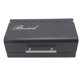 thumbnail image 2 of Caja de Pan de Hierro, Recipiente de Almacenamiento de Pan de Gran Capacidad con Puerta de Concha para el hogar(Negro), 2 of 14