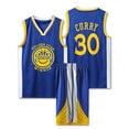 thumbnail image 1 of #30 Stephen Curry Basketball Jersey Set Warriors Uniform For Kids Adults, 1 of 2