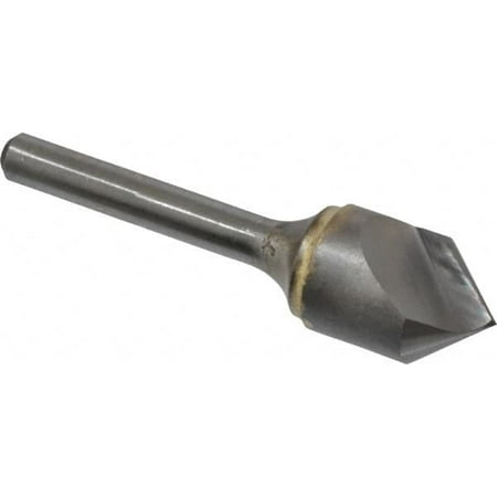 

Atrax 5/8 Head Diam 1/4 Shank Diam 1 Flute 82° Solid Carbide Countersink Bright Finish 2-3/4 OAL Single End Straight Shank Right Hand Cut