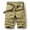 Khaki, variant on Zylanna Men's Shorts Cargo Pants, Loose Relax Fit Straight Button Outdoor Workwear Fashion Multi-Pockets Sports Cargo Shorts for Men Black Size L