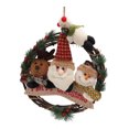 thumbnail image 4 of Grapevine Wreath, Christmas Wreath Widely Used Rattan Style Eye Catching Fadeless  For Door Snowman Style,Old Man Style, 4 of 8