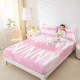 thumbnail image 3 of Erosebridal Hunny Bunny Full Size Sheets,Dreamy Princess Style Bed Sheets For Girls Kids 4 Pieces, 3 of 6