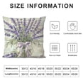 thumbnail image 5 of SHANXI  Summer Lavender Throw Pillow Covers Lilac Floral Home Bless Decorative Pillow Cases Purple Cushion Covers for Sofa Bed Patio Home Decor 20x20in, 5 of 5
