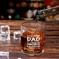 thumbnail image 7 of Funny Glass Gift for Dad - 10oz Old Fashioned Glass, Unique Fatherâs Day, Birthday, Christmas Present from Daughter, Son, or Wife - "To Dad, From The Reasons You Drink", 7 of 7