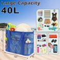 thumbnail image 3 of Mesh Beach Bag, Extra Large Beach Tote with Zipper Pocket Pool Bag for Cruise/Swim/Vacation Essentials, 3 of 7