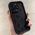 thumbnail image 4 of Funda de teléfono con estampado de cruz negra para Xiaomi Redmi 13, 4G, 13C, 12C, Redmi Note 13, 12 Pro Plus, 5G, 12S, 11S, 10S, 10pro, funda suave a prueba de golpes, 4 of 5