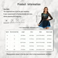 thumbnail image 7 of IEFIEL Womens Ballet Lyrical Dance Performance Costume Glitters Sheer Long Sleeve Figure Skating Dress Red M, 7 of 7