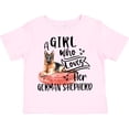thumbnail image 3 of Inktastic A Girl Who Loves Her German Shepherd Boys or Girls Toddler T-Shirt, 3 of 5