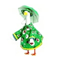 thumbnail image 2 of Porch Goose Outfit 5Pcs Christmas Goose Raincoat with Hat & Umbrella Snowman Printed Statue Goose Dress‑Up Clothing for 23 Inch Yard Goose Outdoor Porch Courtyard Garden Holiday Decoration Green, 2 of 8