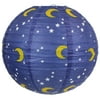 Just Artiacts 12-Inch Moon Night Paper Lantern (Twinkling Stars, 1pc)