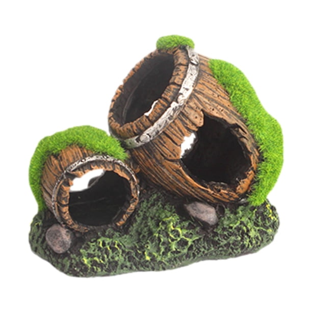 Decoración de acuario Adorno de peces Cueva de roca Casa Escondite Escondite de acuario 115x65x85 cm