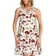 thumbnail image 1 of Easygdp Mushroom para Vestido Transpirable de Mujer, Vestido Suelto de Manga Corta con Pliegues y Bolsillos para el Verano, 1 of 7