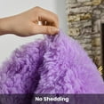 thumbnail image 4 of Homore Cute Fluffy Velvet Carpet Soft Washable Area Rugs for Bedroom/ Living Room Decoration,8'x10',Purple, 4 of 7
