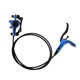 thumbnail image 2 of Greeniant Juego de frenos hidráulicos para bicicleta, piezas de parada de rueda, componente Universal profesional modificado, accesorio de Ciclismo Azul Freno trasero derecho, 2 of 6