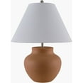 thumbnail image 2 of Livabliss Table Lamps, 23" Festus Traditional Bedside Nightstand Table Lamp for Bedroom Living Room Office, Brick Body with White Cream Shade (23"H x 18"W x 18"D), 2 of 6