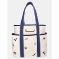 thumbnail image 3 of Naturace Women's Americana Cut Out Tote Bag, Eco Reusable Shoulder Bag with Multiple Pockets,Large Capacity Casual Handbag for Daily Use, 3 of 9