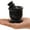 Black, variant on Radicaln Oceanic Marble Mortar and Pestle 3" Handmade Stone Spice Grinder, Herb Crusher, Pill Crusher, Coffee Bean Grinder & Molcajete for Kitchen Essentials