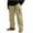 Khaki, variant on Afuyipoi Mens Fleece Lined Cargo Pants, Outdoor Waterproof Hiking Long Pants for Hiking Fishing Casual Workwear Black L