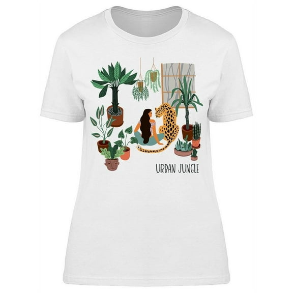 Urban Jungle T-Shirt Women -Image by Shutterstock, Female 3X-Large