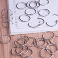 thumbnail image 2 of Book Rings Metal Rings 50pcs 50mm Book Binding Rings For Notebook Diary Photo Album Diy Planner, 2 of 5