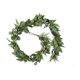 thumbnail image 2 of Corona de ramas de olivo artificiales | Corona de follaje artificial para la puerta principal | Decoración de primavera y verano con lazo de lino, 2 of 7