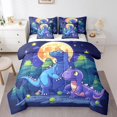 thumbnail image 1 of YST Dinosaur Comforter Set Woodland Animal Bedding Set, 7 Pieces, King, 1 of 4