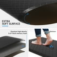 thumbnail image 6 of GPED Kitchen Mat Set,2 PCS Cushioned Anti-Fatigue Kitchen Rug, Waterproof Non-Slip Kitchen Floor Mat,Ergonomic Comfort Rug Standing Mat for Kitchen,Home Floor,Office, Laundry(17.3"×29"+17.3"×47"), 6 of 7