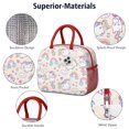 thumbnail image 4 of Sparkly Unicorn Lunch Bag - Waterproof & Durable Thermal Lunch Tote with Moon & Sun Design, Stylish & Versatile for Women, Students, 4 of 5