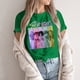 thumbnail image 1 of Pop cazadora para niña Demo-n Hunters Graphic Round-Neck Short Sleeve T Shirt For Kids Youth Fashion Tee With Cartoon Print Design Soft Blend Top For Children （Army Green）, 1 of 4