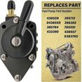 thumbnail image 2 of 438559 Fuel pump For Johnson Evinrude outboard 25 140 HP Replace 385784 0438559, 2 of 5