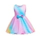 thumbnail image 1 of Vestido Para Niñas, Ropa Para Bebés, Niños Pequeños, Sin Mangas, Falda Con Lazo De Sirena, Vestido De Princesa Rosa Odeerbi LM103-3090, 1 of 9
