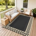 thumbnail image 3 of Reversible Patio Mat – Waterproof Plastic Straw – Washable, Non-Shedding & UV Resistant – Porch, Deck, Balcony, Backyard, Camping & RV – Outdoor Rug, 3 of 8