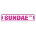 thumbnail image 1 of SignMission SS-Sundae 4 x 18 Po Panneau de Rue Sundae, 1 of 1
