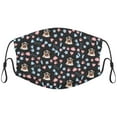 thumbnail image 1 of Cute Australian Shepherd Dog Graphic Printed Cloth Face Masks Reusable Washable Adjustable for Child (10 PCS), 1 of 5