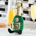 thumbnail image 4 of PUNCHKINS - "Bubble Over Troubles" Champagne Wine Bottle Plushie - Funny Pun White Elephant Novelty Adult Gag Gift, 4 of 4