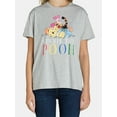 thumbnail image 5 of Winnie the Pooh Women's Graphic Tee with Short Sleeves, Sizes XXS-XXL, 5 of 6