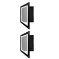 thumbnail image 4 of GROWTH TANK 2Pcs Wooden Photo Frame Storage Projects Homes Glass Floating Front Open Artwork Black, 4 of 9