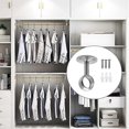 thumbnail image 4 of 4pcs Ceiling Mount Curtain Bracket,stainless Steel Closet Pole Wardrobe Pole Holder25mm GuanGuan, 4 of 4