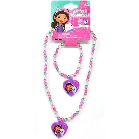Gabby's Necklace & Bracelet Set Hanging Dollhouse, 2 Pieces