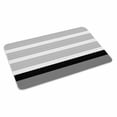 thumbnail image 2 of Black Stripe Door Mat&nbsp;Indoor Outdoor Entrance, Non Slip Small Rug for Kitchen Bathroom Entryway Rug, Modern Rustic Horizontal Black Striped Washable Doormat Floor Mat for Office 18x30 Inch, 2 of 8