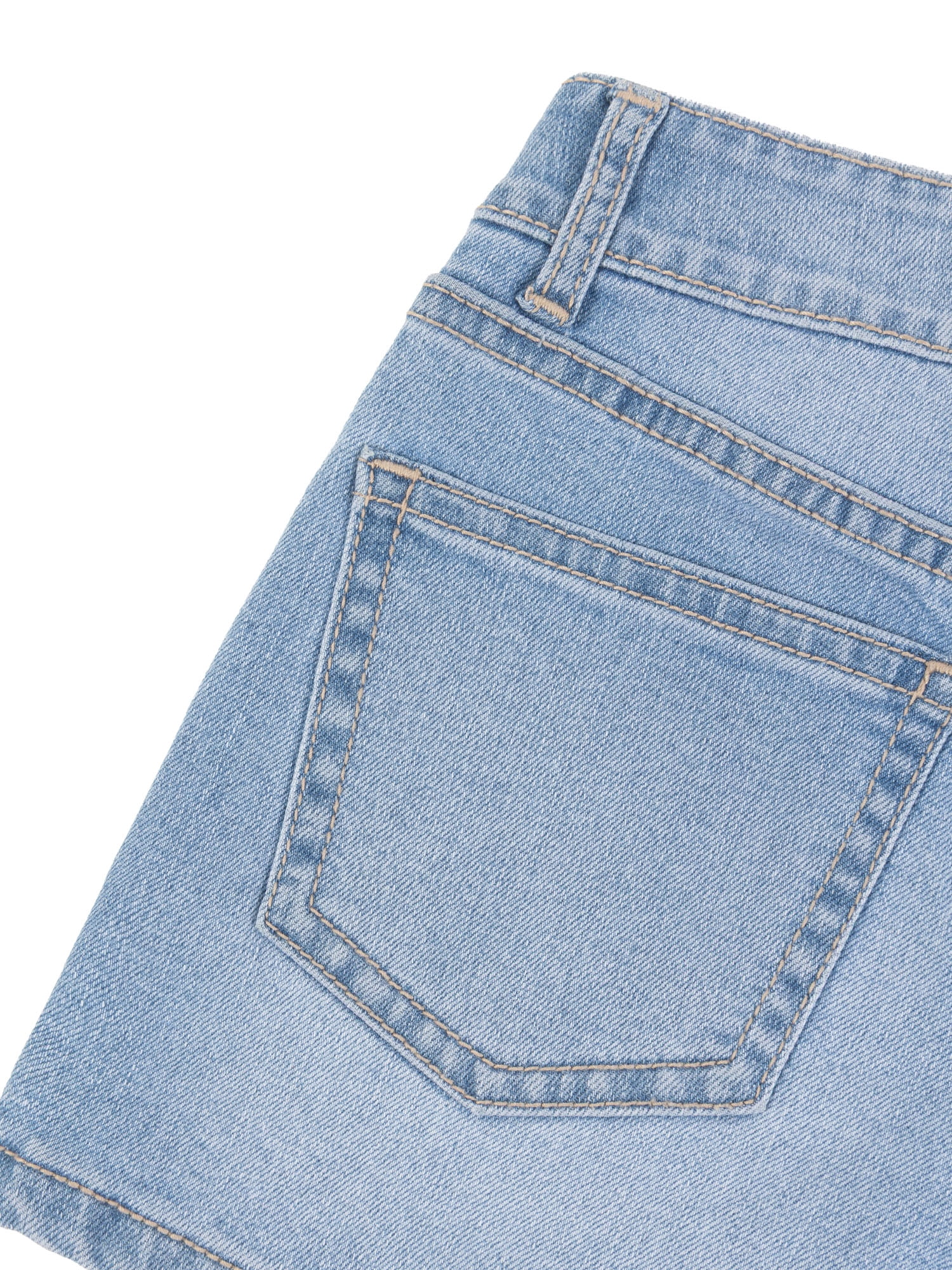 Wonder Nation Girls Denim Shorts, Size 5-18